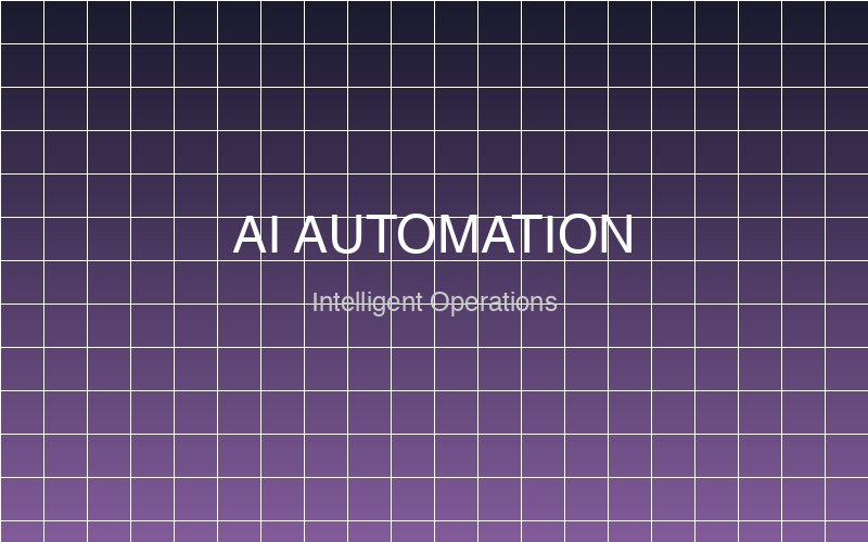AI automation — intelligent workflow agents processing documents and making decisions