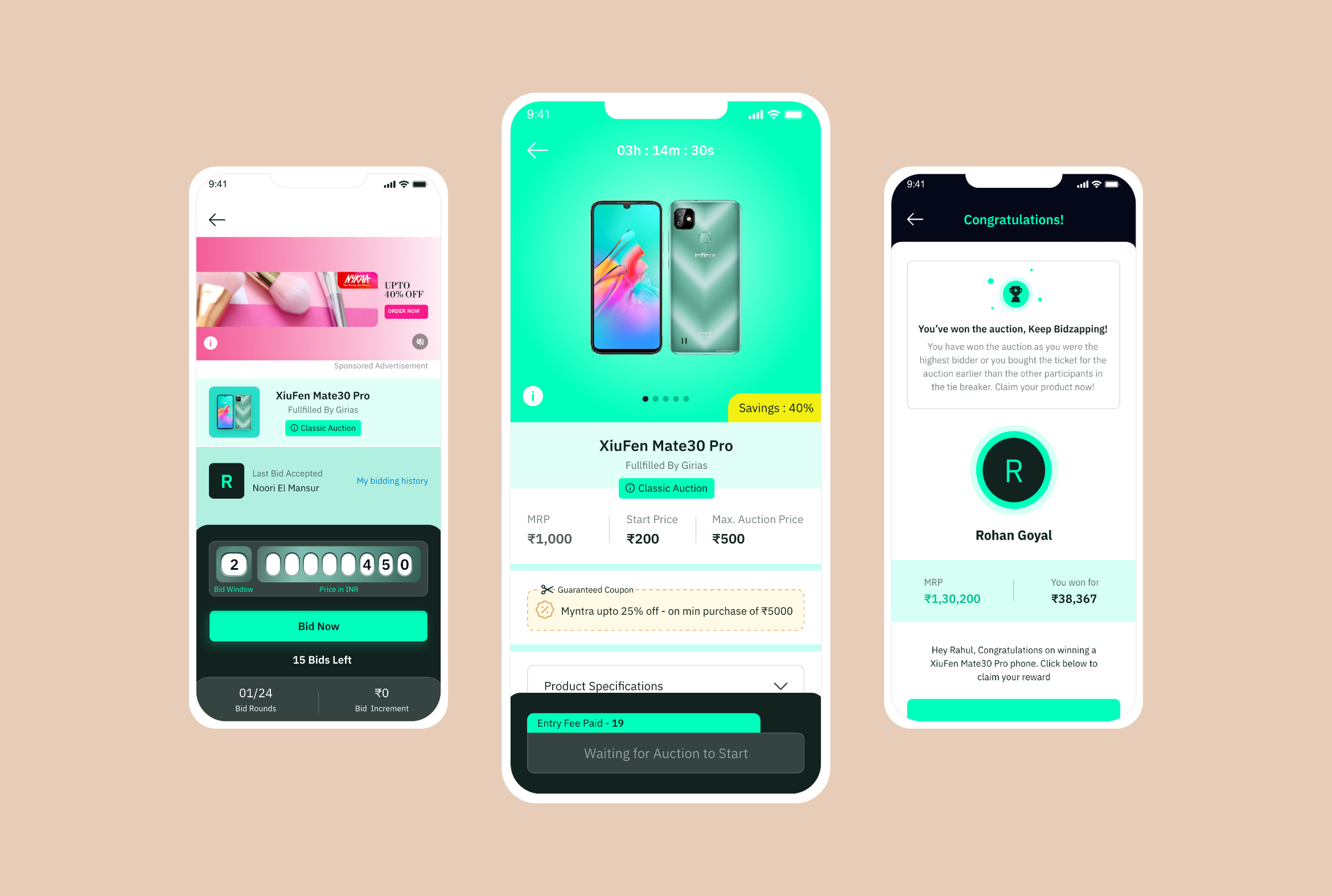 Auction-led e-commerce platform Development