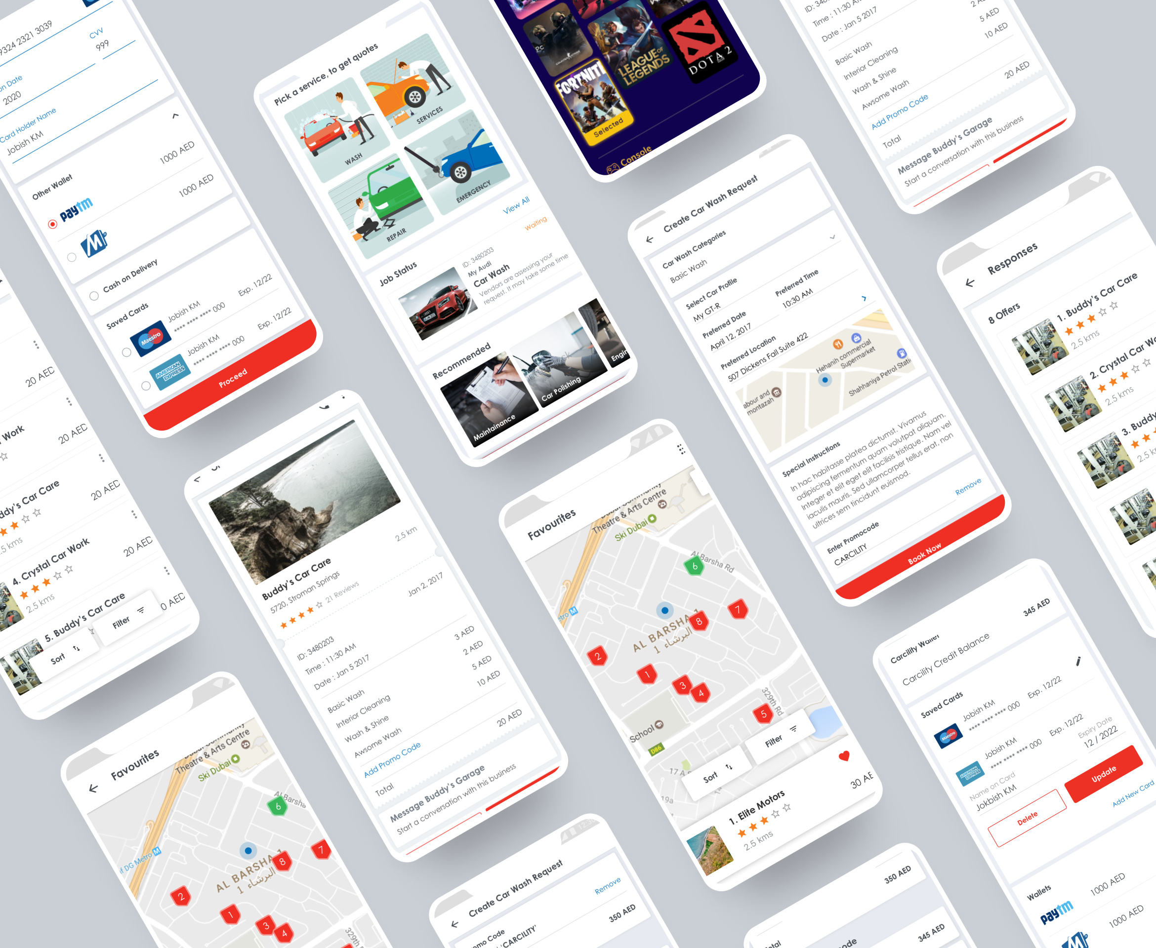 Car Service Stations Booking Platfrom