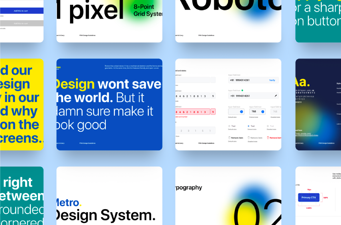 Metro Cash and Carry - B2B Ecommerce Application UI/UX Design