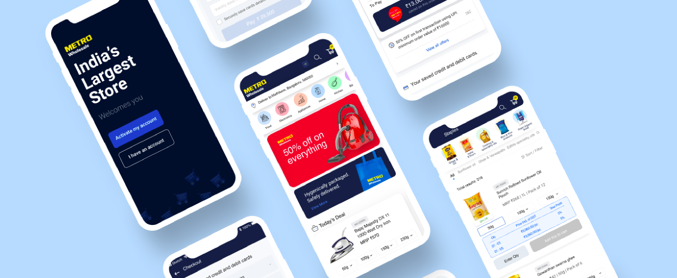Metro Cash and Carry - B2B Ecommerce | Cartoon Mango Case Study