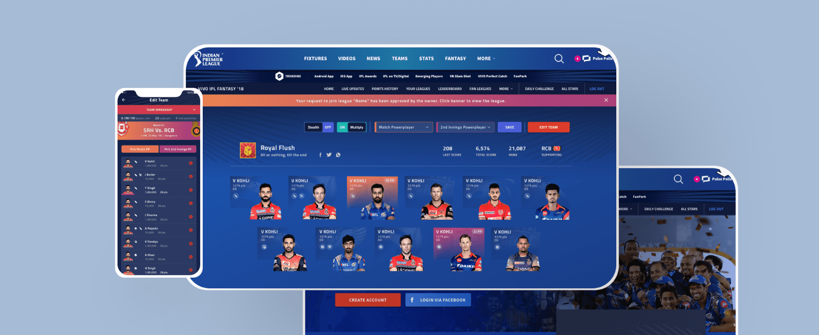 IPL Fantasy Gaming Application Development