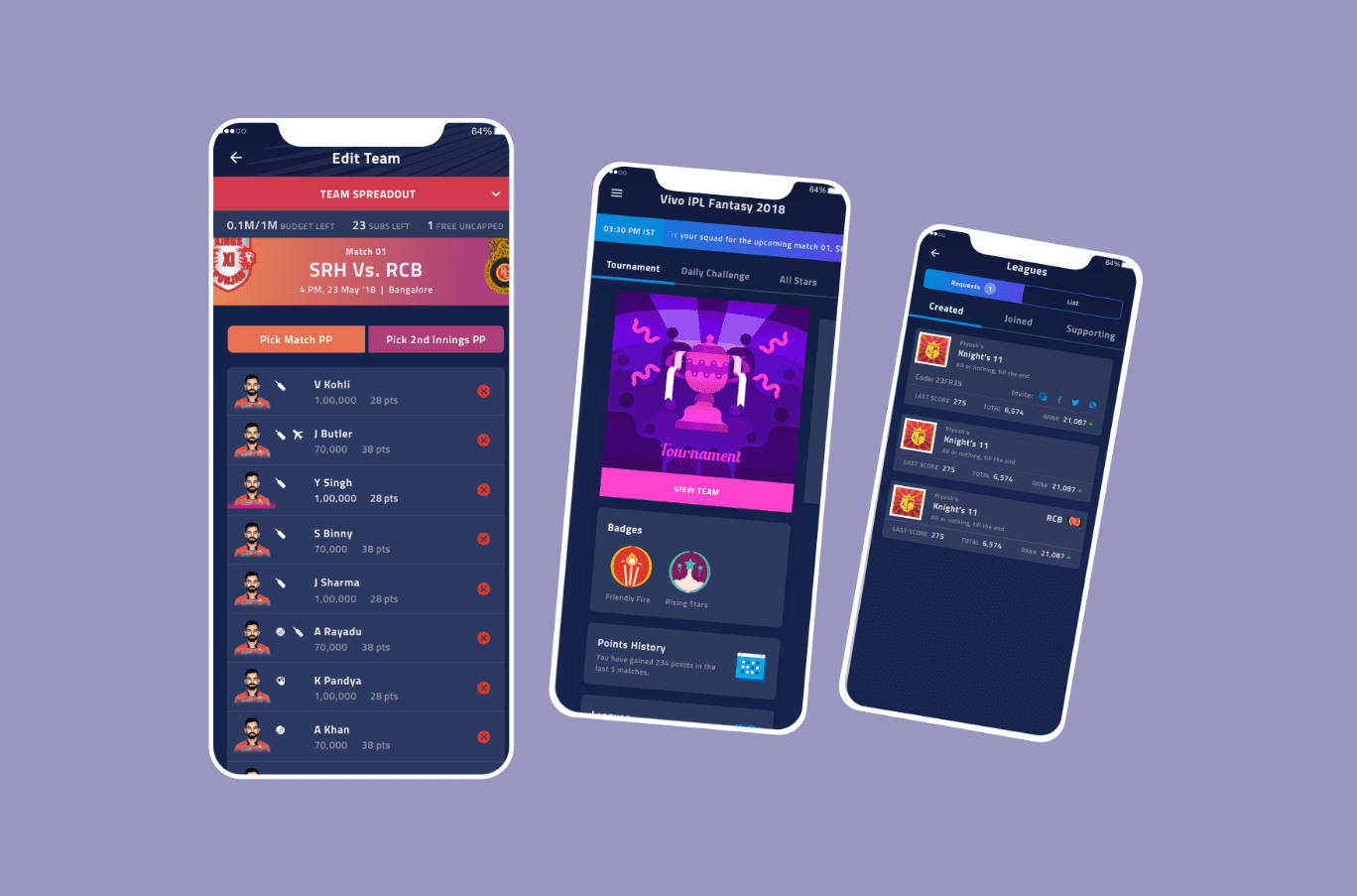IPL Fantasy Gaming Application Architecture