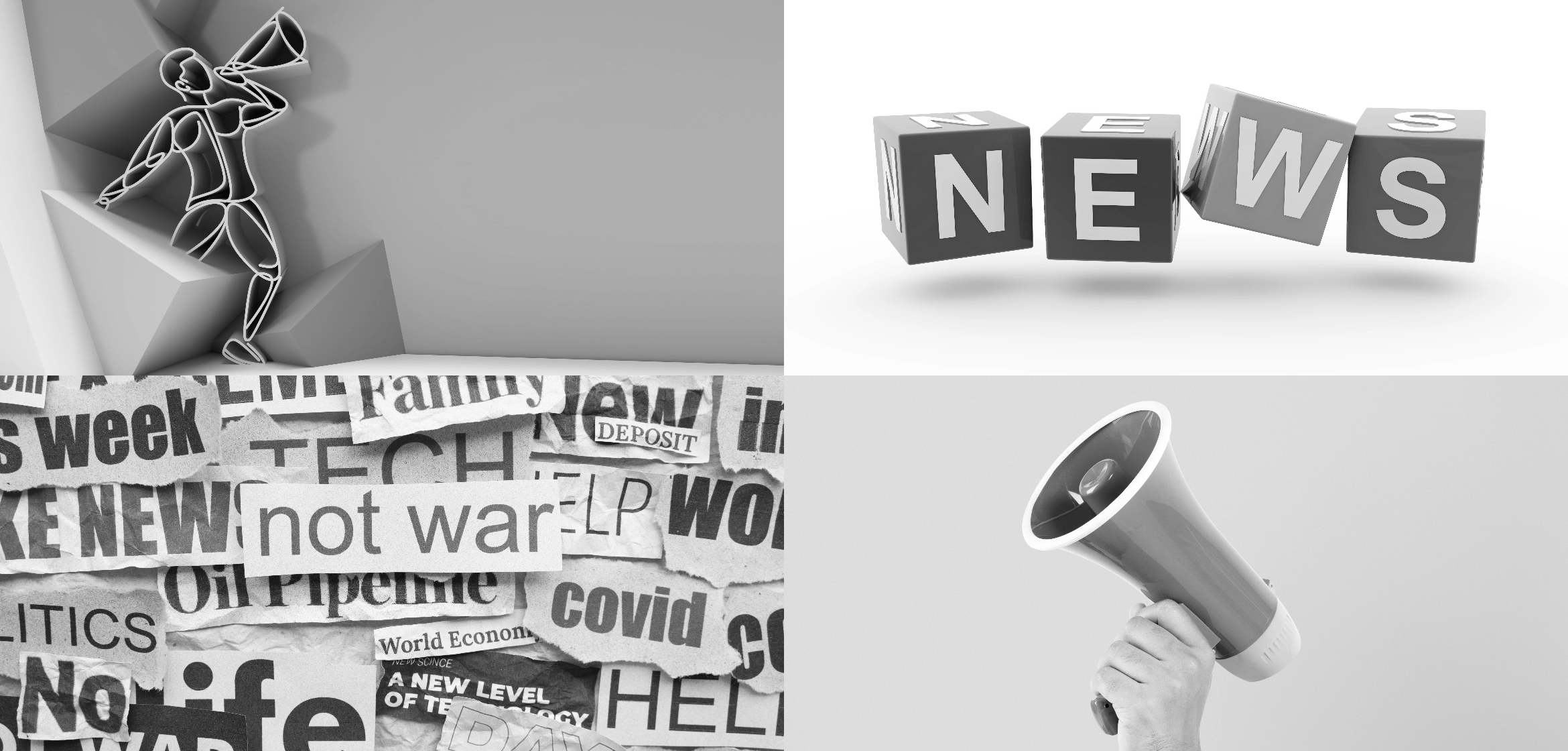 Hyperlocal News and Media Application Illustrations and Icons