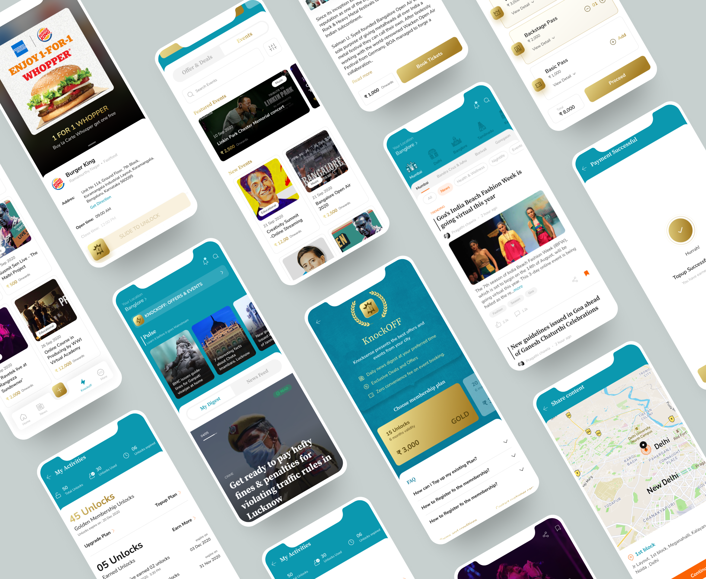 UI/UX Design of Hyperlocal News and Deals Application