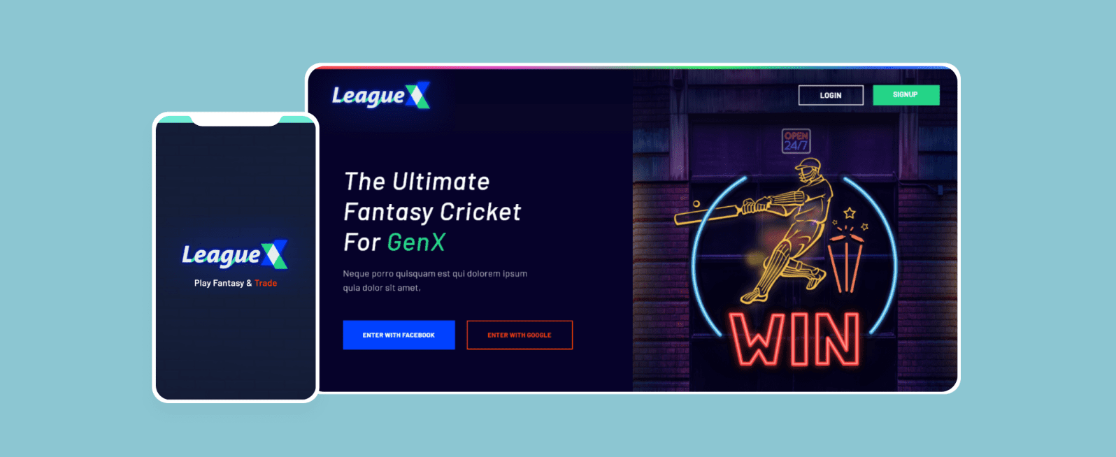 Cartoon Mango - Case Study | LeagueX - Fantasy Gaming Application Development