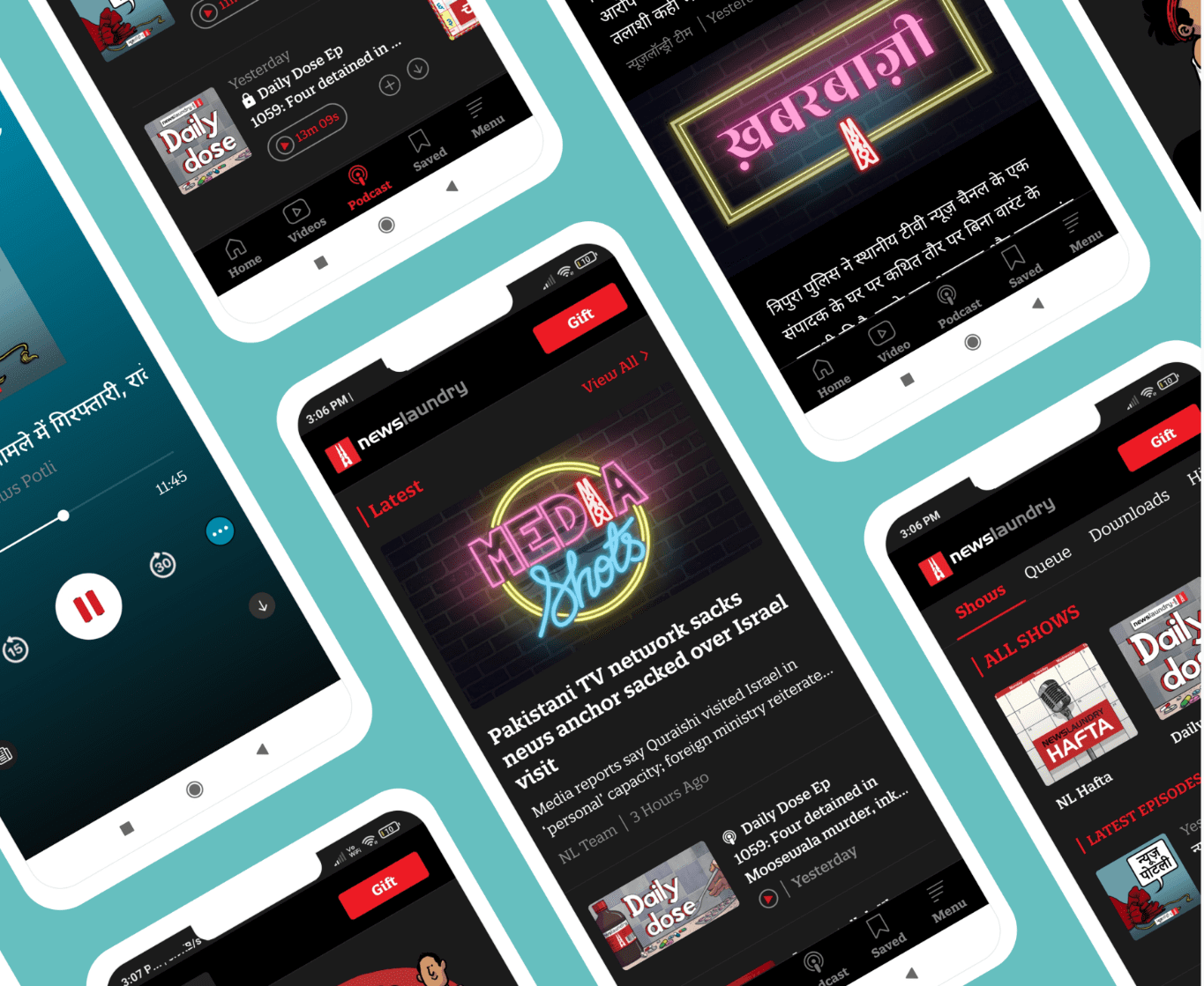 News and Media Company Mobile Application UI/UX Design