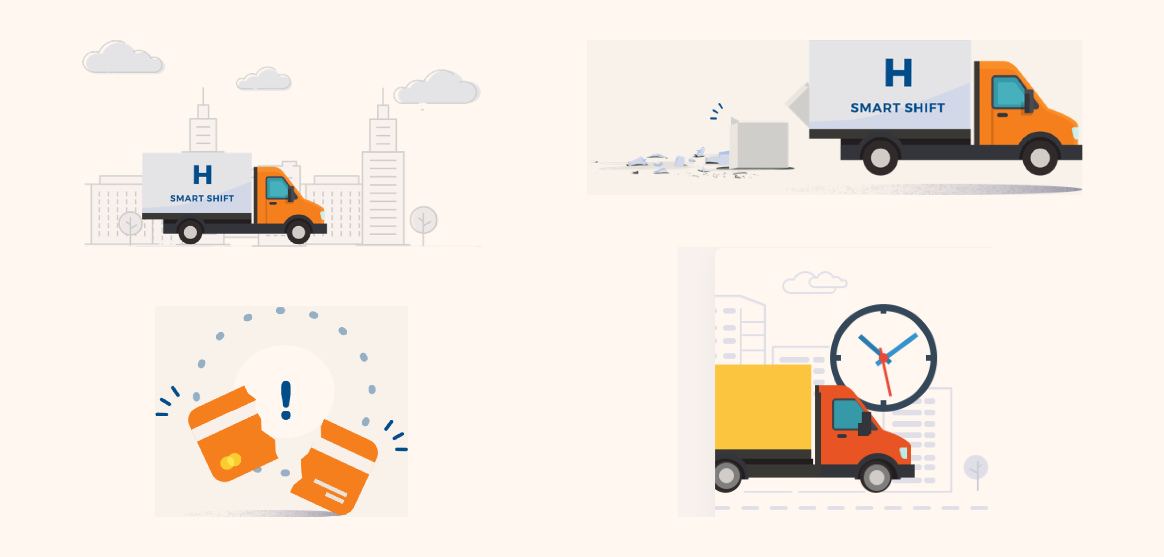 Mobility and Travel Application Illustrations